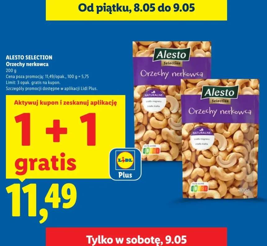 Orzechy nerkowca Alesto Selection