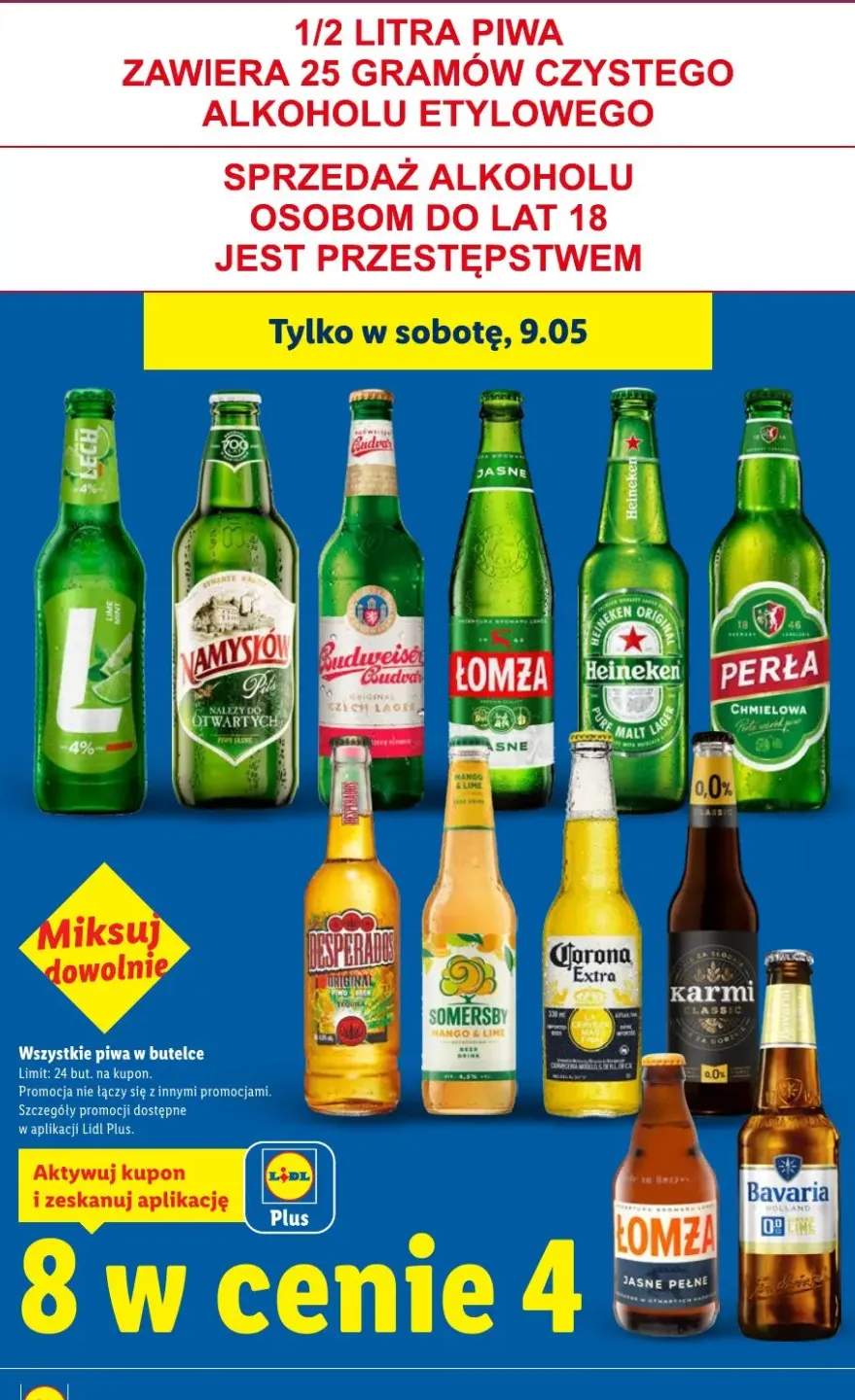 Piwo Łomża Jasne Pełne