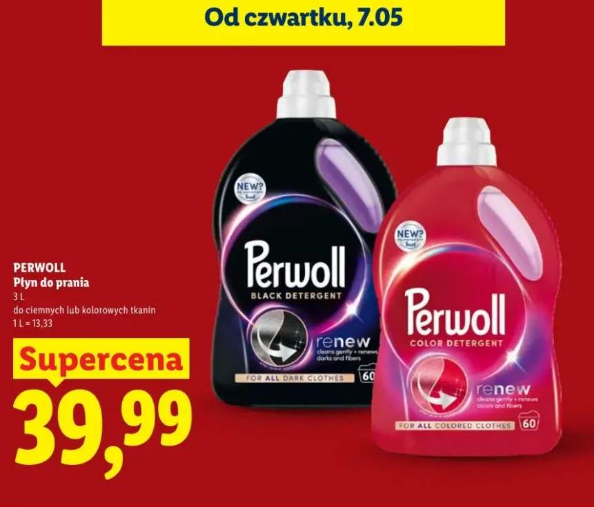 Płyn do prania Perwoll Color Detergent renew do kolorowych tkanin