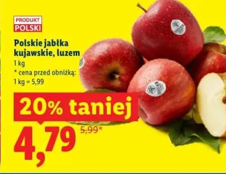 Jabłka kujawskie polskie luzem