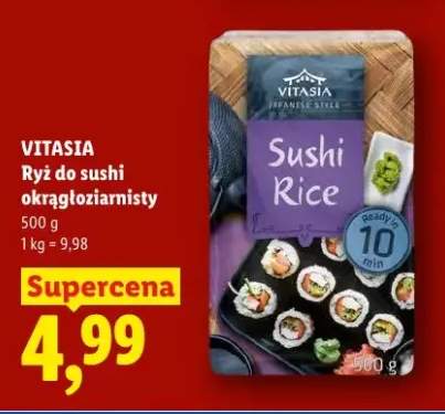 Ryż do sushi okrągłoziarnisty Vitasia Japanese Style