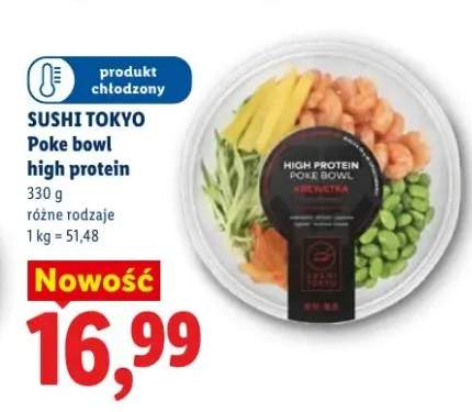 Poke bowl high protein Sushi Tokyo