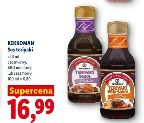 Sos teriyaki BBQ miodowy Kikkoman