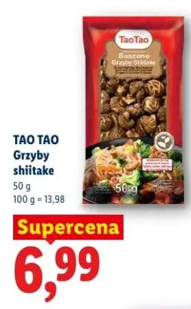 Grzyby shiitake suszone Tao Tao