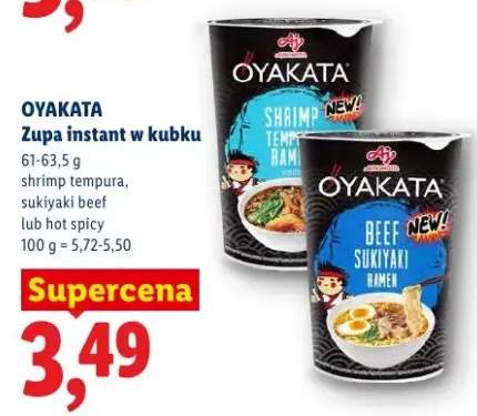 Zupa instant w kubku shrimp tempura Oyakata