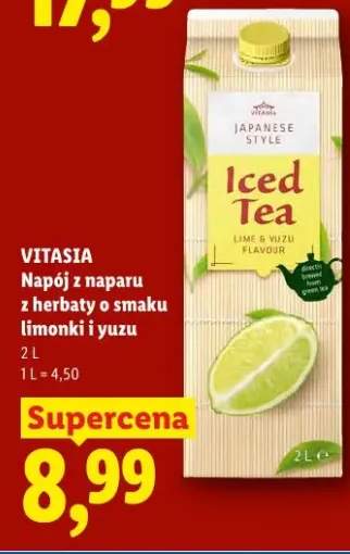 Napój z naparu z herbaty o smaku limonki i yuzu Vitasia Japanese Style