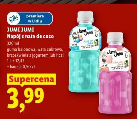 Napój z nata de coco guma balonowa Jumi Jumi