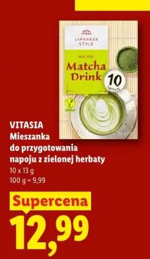 Mieszanka do przygotowania napoju z zielonej herbaty Vitasia