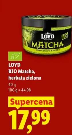BIO Matcha herbata zielona Loyd