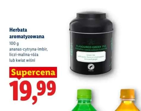 Herbata aromatyzowana liczi-malina-róża