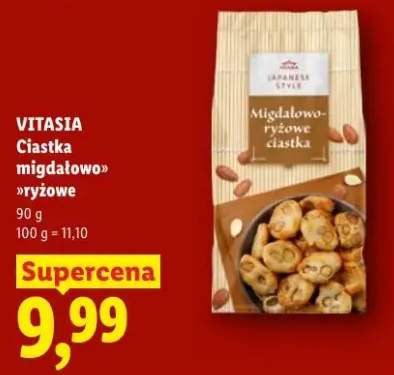 Ciastka migdałowo-ryżowe Vitasia