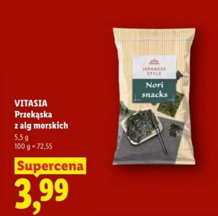Przekąska z alg morskich Vitasia