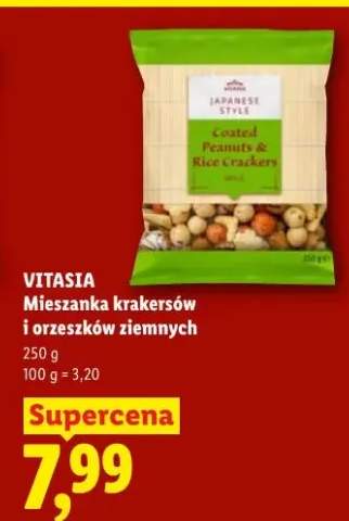 Mieszanka krakersów i orzeszków ziemnych Vitasia