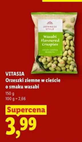 Orzeszki ziemne w cieście o smaku wasabi Vitasia