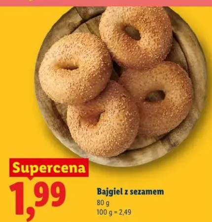 Bajgiel z sezamem