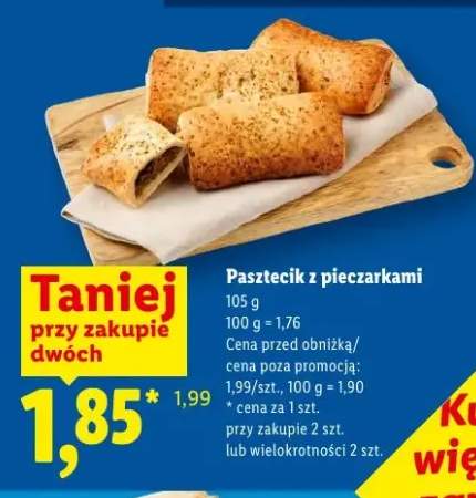 Pasztecik z pieczarkami