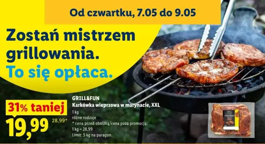 Karkówka wieprzowa w marynacie XXL Grill&Fun