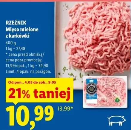 Mięso mielone z karkówki Rzeźnik
