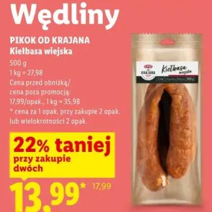 Kiełbasa wiejska Pikok Od Krajana