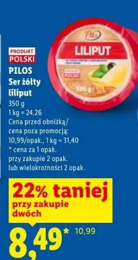 Ser żółty liliput Pilos