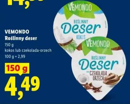 Roślinny deser kokosowy Vemondo