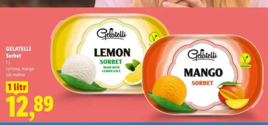 Sorbet cytrynowy Gelatelli