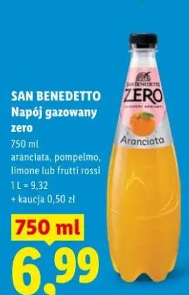 Napój gazowany zero San Benedetto aranciata