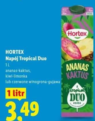 Napój Tropical Duo Hortex kiwi-limonka