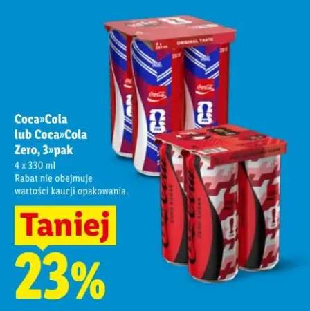 Napój gazowany Coca-Cola Zero 3-pak
