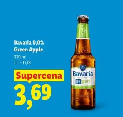 Piwo bezalkoholowe Bavaria 0,0% Green Apple
