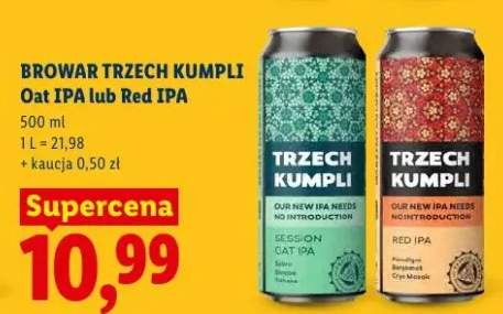 Piwo Trzech Kumpli Red IPA