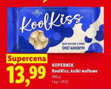 Kulki waflowe KoolKiss Kopernik o smaku śmietankowym