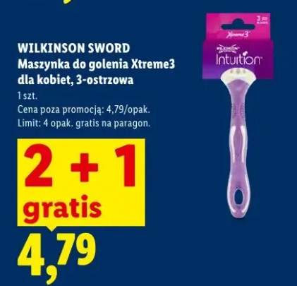 Maszynka do golenia Wilkinson Sword Xtreme3 dla kobiet 3-ostrzowa