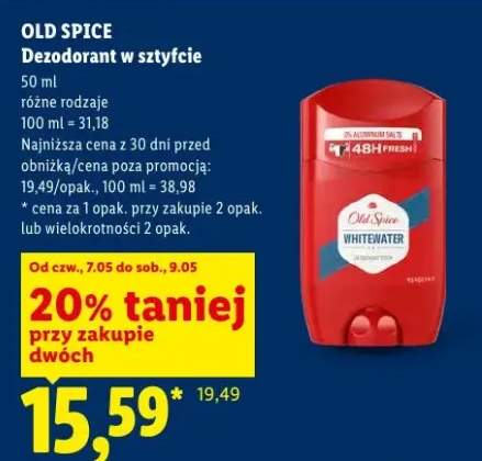 Dezodorant w sztyfcie Old Spice Whitewater