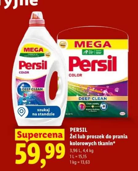 Proszek do prania kolorowych tkanin Persil Color Deep Clean MEGA