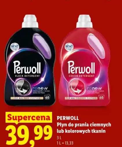 Płyn do prania ciemnych tkanin Perwoll Black Detergent renew