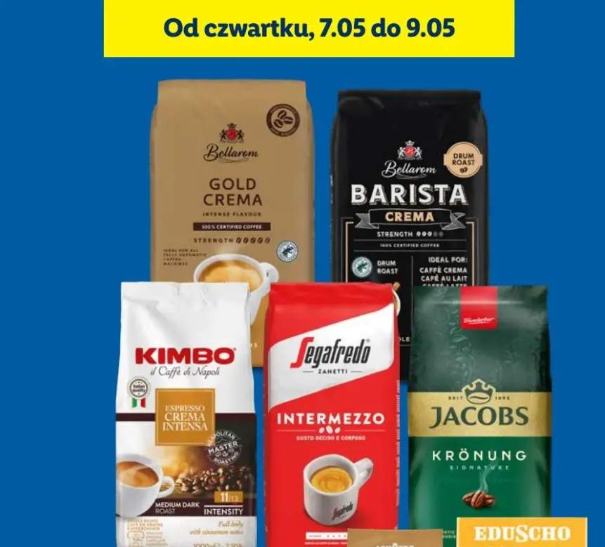 Kawa ziarnista różne rodzaje