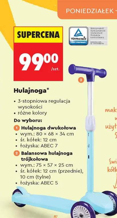 hulajnoga trójkołowa
