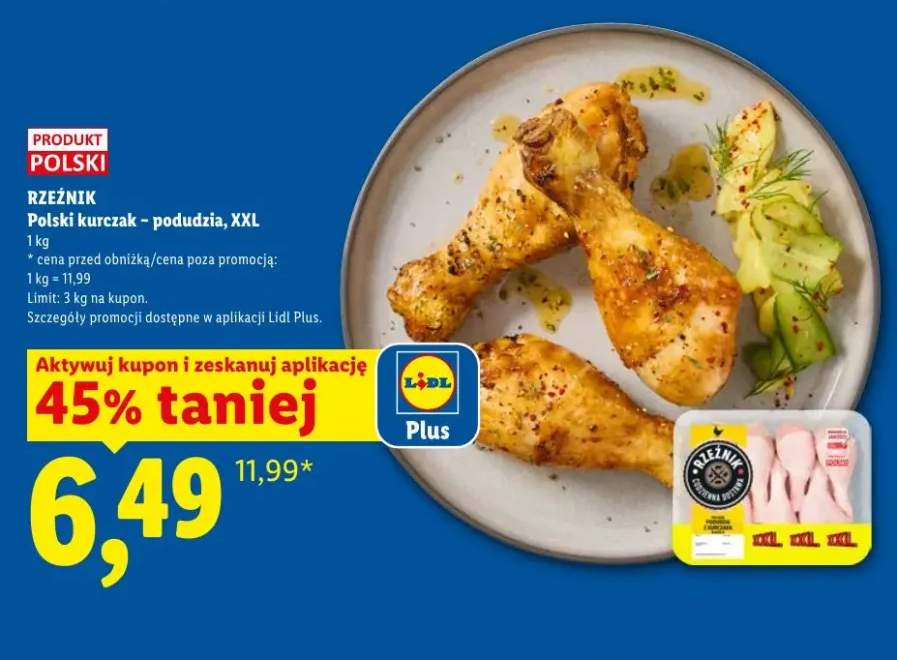 Polski kurczak - podudzia XXL Rzeźnik