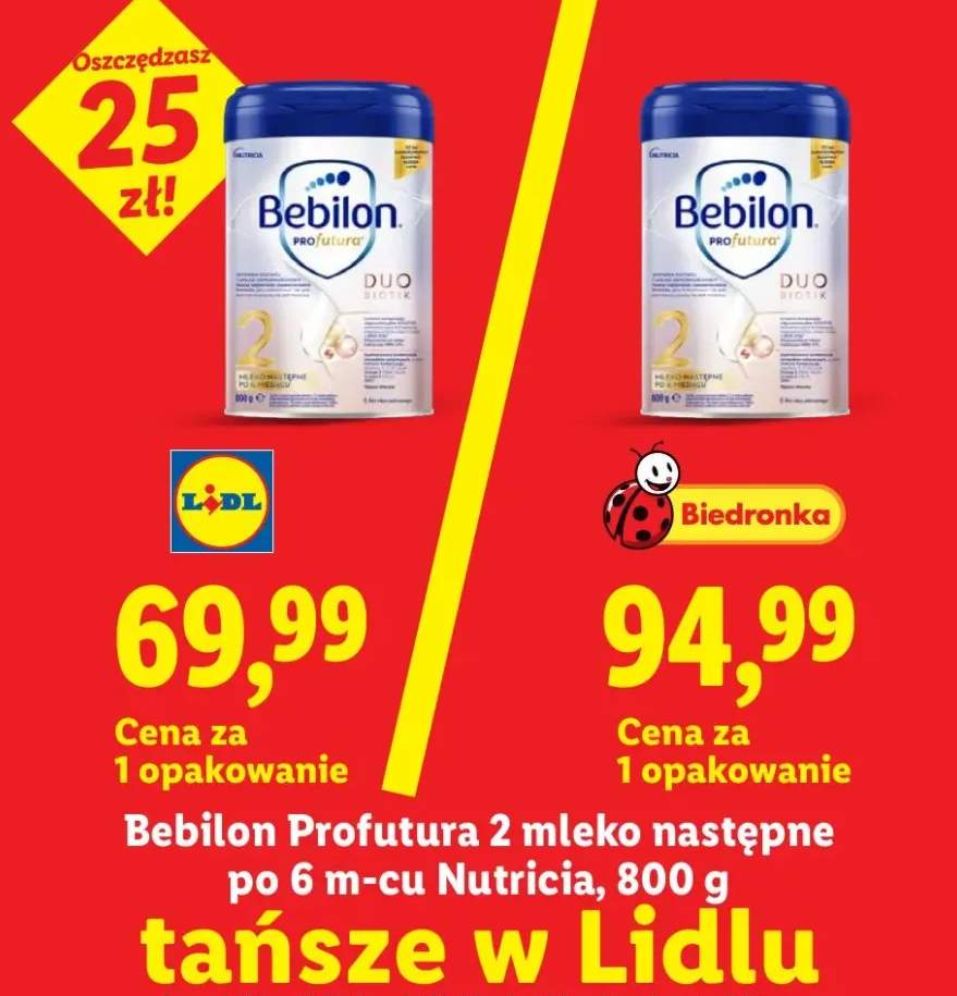 Mleko następne po 6m-cu Bebilon Profutura 2 Nutricia