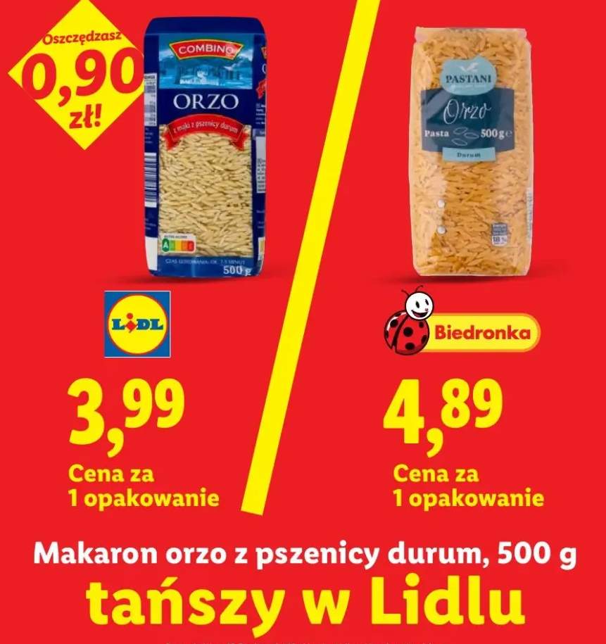 Makaron orzo z pszenicy durum Combino