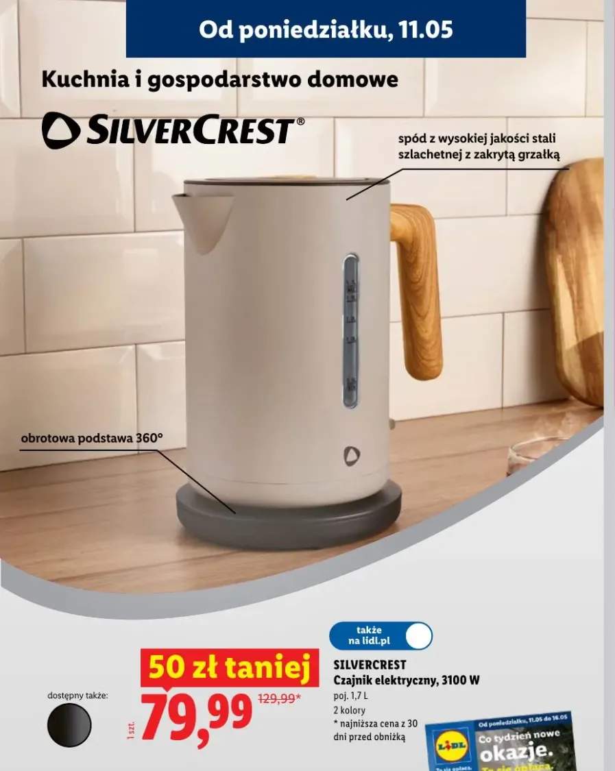 Czajnik elektryczny SILVERCREST 3100W