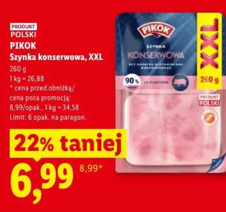 Szynka konserwowa XXL PIKOK