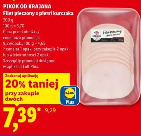 Filet pieczony z piersi kurczaka Pikok od Krajana