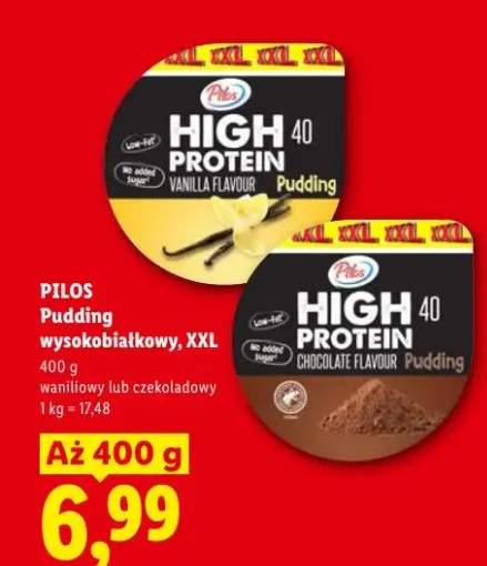 Pudding wysokobiałkowy PILOS
