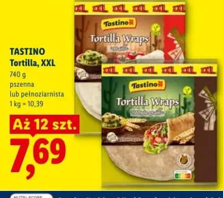 Tortilla TASTINO XXL pełnoziarnista