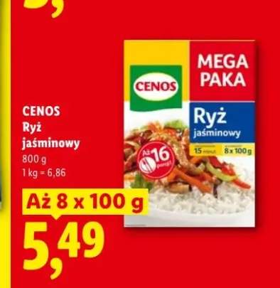 Ryż jaśminowy CENOS 8-pak 100g