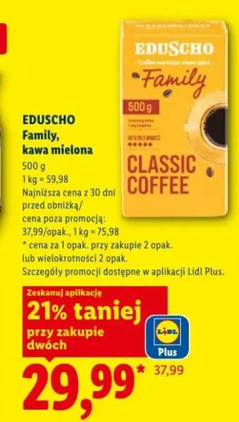 Kawa mielona Eduscho Family