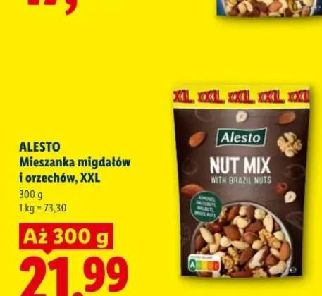 Mieszanka migdałów i orzechów Alesto XXL