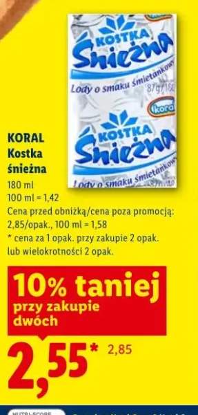 Lody Kostka śnieżna Koral